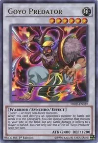 Goyo Predator HSRD-EN039 Yu-Gi-Oh card from High-Speed Riders