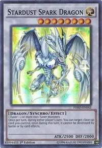 Stardust Spark Dragon HSRD-EN043 Yu-Gi-Oh card from High-Speed Riders
