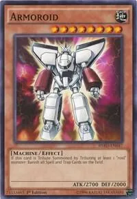 Armoroid HSRD-EN047 Yu-Gi-Oh card from High-Speed Riders