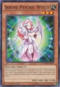 Serene Psychic Witch HSRD-EN049 Yu-Gi-Oh card from High-Speed Riders