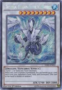 Trishula, Dragon of the Ice Barrier HSRD-EN052 Yu-Gi-Oh card from High-Speed Riders
