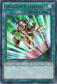 Emergency Teleport HSRD-EN054 Yu-Gi-Oh card from High-Speed Riders