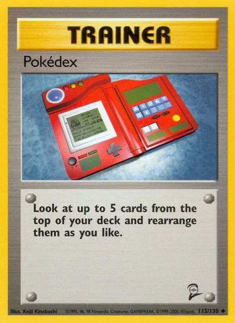 Pokedex #115/130 Pokémon card from Base Set 2