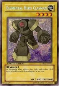 Elemental HERO Clayman EHC2-EN002 Yu-Gi-Oh card from Elemental Hero Collection 2