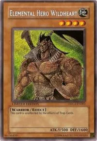 Elemental HERO Wildheart EHC2-EN003 Yu-Gi-Oh card from Elemental Hero Collection 2