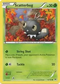 Scatterbug #13/162 Pokémon card from XY - BREAKthrough