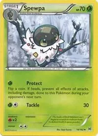 Spewpa #14/162 Pokémon card from XY - BREAKthrough