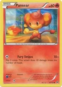 Pansear #23/162 Pokémon card from XY - BREAKthrough