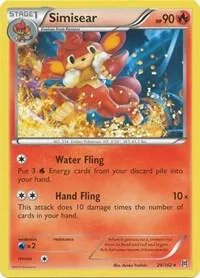 Simisear #24/162 Pokémon card from XY - BREAKthrough