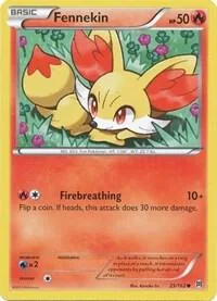 Fennekin #25/162 Pokémon card from XY - BREAKthrough
