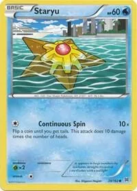 Staryu #29/162 Reverse Holofoil Pokémon card from XY - BREAKthrough