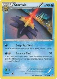 Starmie #30/162 Pokémon card from XY - BREAKthrough