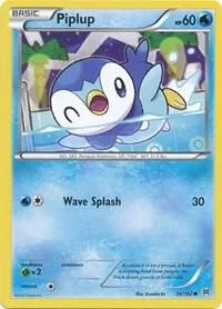 Piplup #36/162 Pokémon card from XY - BREAKthrough