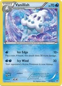 Vanillish #44/162 Reverse Holofoil Pokémon card from XY - BREAKthrough