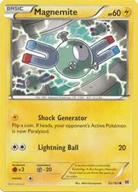Magnemite 52 #52/162 Reverse Holofoil Pokémon card from XY - BREAKthrough