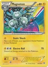 Magneton #53/162 Pokémon card from XY - BREAKthrough