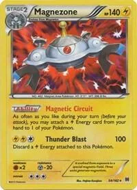 Magnezone #54/162 Reverse Holofoil Pokémon card from XY - BREAKthrough