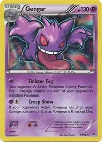 Gengar #60/162 Reverse Holofoil Pokémon card from XY - BREAKthrough