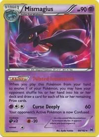 Mismagius #66/162 Reverse Holofoil Pokémon card from XY - BREAKthrough