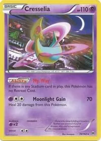 Cresselia #70/162 Pokémon card from XY - BREAKthrough
