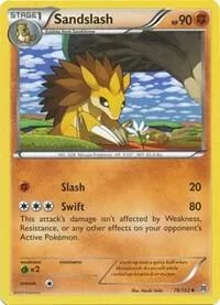 Sandslash #76/162 Reverse Holofoil Pokémon card from XY - BREAKthrough