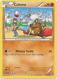 Cubone #77/162 Pokémon card from XY - BREAKthrough