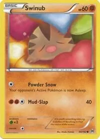 Swinub #80/162 Pokémon card from XY - BREAKthrough
