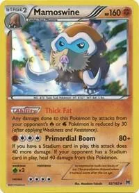 Mamoswine #82/162 Holofoil Pokémon card from XY - BREAKthrough