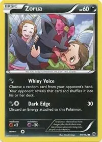 Zorua 90 #90/162 Pokémon card from XY - BREAKthrough