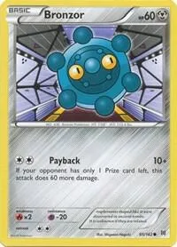 Bronzor #95/162 Pokémon card from XY - BREAKthrough