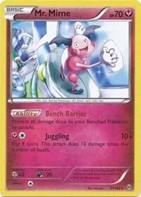 Mr. Mime #97/162 Pokémon card from XY - BREAKthrough