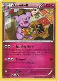 Granbull #99/162 Reverse Holofoil Pokémon card from XY - BREAKthrough