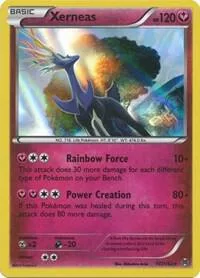 Xerneas #107/162 Reverse Holofoil Pokémon card from XY - BREAKthrough