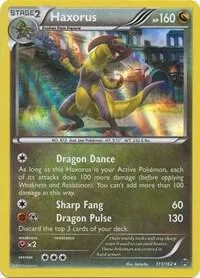 Haxorus #111/162 Holofoil Pokémon card from XY - BREAKthrough