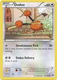 Doduo 115 #115/162 Pokémon card from XY - BREAKthrough