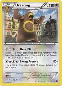 Ursaring #122/162 Pokémon card from XY - BREAKthrough