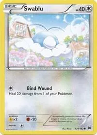 Swablu #124/162 Pokémon card from XY - BREAKthrough