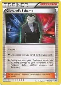 Giovanni's Scheme #138/162 Reverse Holofoil Pokémon card from XY - BREAKthrough