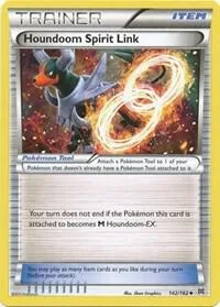 Houndoom Spirit Link #142/162 Pokémon card from XY - BREAKthrough