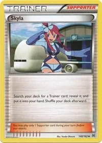 Skyla #148/162 Reverse Holofoil Pokémon card from XY - BREAKthrough
