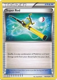Super Rod #149/162 Reverse Holofoil Pokémon card from XY - BREAKthrough