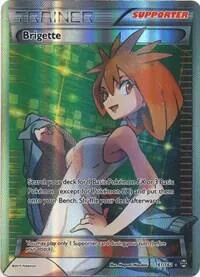 Brigette Full Art #161/162 Holofoil Pokémon card from XY - BREAKthrough