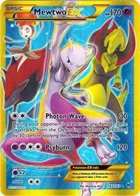 Mewtwo EX 163 Secret Full Art #163/162 Holofoil Pokémon card from XY - BREAKthrough