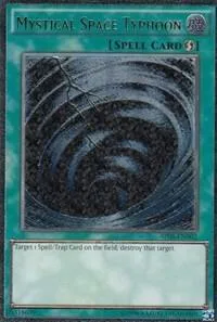 Mystical Space Typhoon Ultimate Rare AP08-EN002 Yu-Gi-Oh card from Astral Pack 8