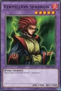 Vermillion Sparrow AP08-EN021 Yu-Gi-Oh card from Astral Pack 8