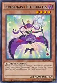 Performapal Helpprincess DOCS-EN003 1st Edition Yu-Gi-Oh card from Dimension of Chaos