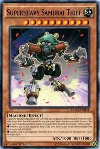 Superheavy Samurai Thief DOCS-EN004 Unlimited Yu-Gi-Oh card from Dimension of Chaos