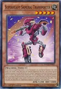 Superheavy Samurai Transporter DOCS-EN005 Unlimited Yu-Gi-Oh card from Dimension of Chaos