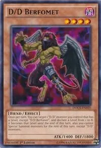 D/D Berfomet DOCS-EN010 Yu-Gi-Oh card from Dimension of Chaos