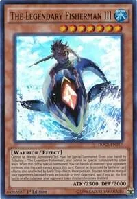 The Legendary Fisherman III DOCS-EN017 1st Edition Yu-Gi-Oh card from Dimension of Chaos